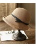 Japanese Paper Grass Super Soft Foldable Hat with Bow